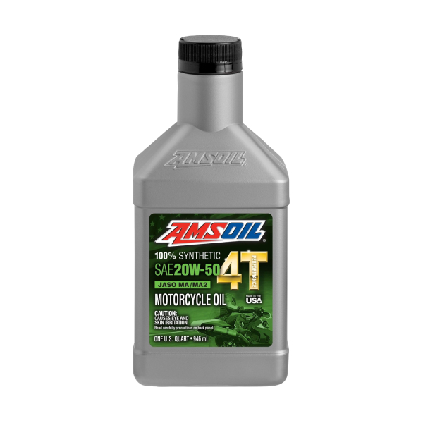 MC5QT-1 AMSOIL SYNTHETIC 20W-50 4T PERFORMANCE MOTORCYCLE OIL - Image 1