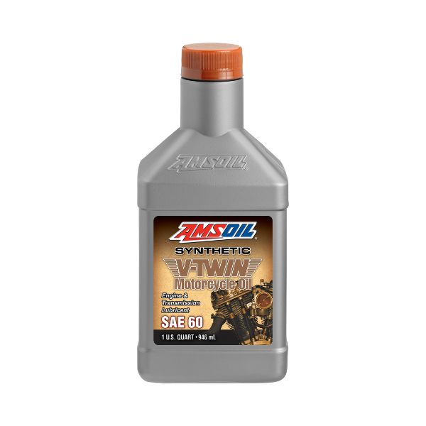 xr:d:DAFVGR_Ld_Y:195,j:1264809710472945156,t:24040710 AMSOIL SAE 60 SYNTHETIC V-TWIN MOTORCYCLE OIL - Image 1
