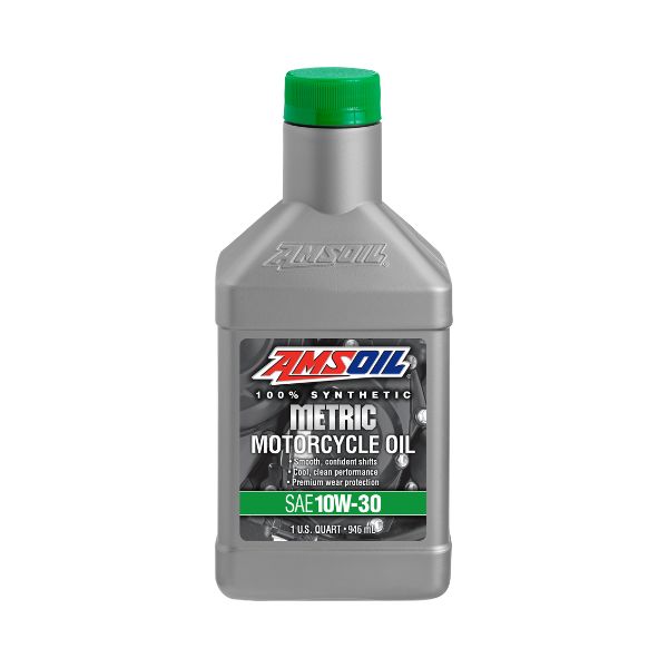 AMSOIL 10W-30 SYNTHETIC METRIC MOTORCYCLE OIL